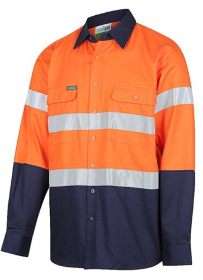 Two tone safety shirt Image